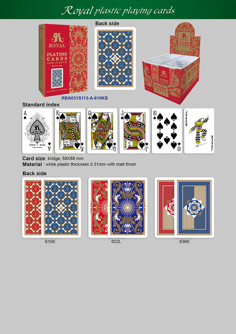 Cartas de jogo de plástico Mahjong taiwanês, RNA031G046-N938AX - Kuo Kau  Paper Products Co., Ltd