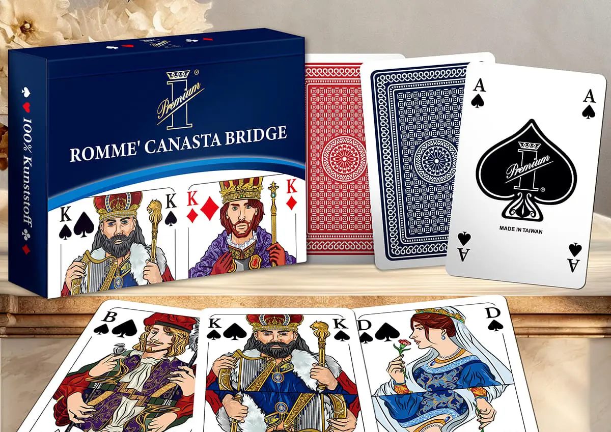 Premium German Card Game set Romme Double Decks Playing Cards